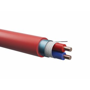 Ring a 100m. Brandmeldkabel E30/E60 1x2x1,0 rood