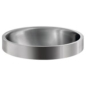 Inbouwwaskom RAVA  Ø420mm RVS 304 mat gepolijst incl. afvoerplug 1.1/4" (Ø385mm uitsnede)