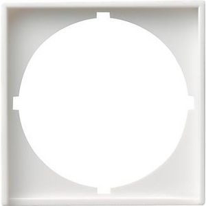 Adapterraam rond 50x50mm System 55 zuiver wit