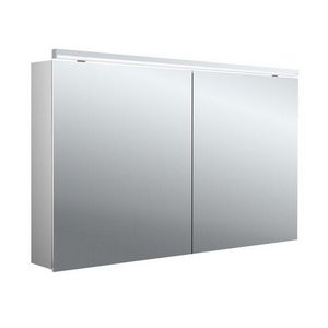 Led-spiegelkast Pure-2 Classic 1200mm aluminium opbouw 2 deuren H=729mm