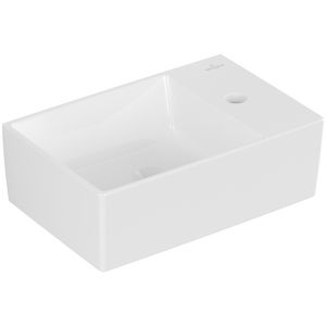 Memento 2.0 fontein 400x260mm wit met kraangat zonder overloop