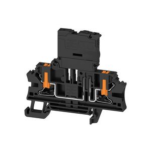 Zekeringsklem PUSH IN zw. 4mm2 6.3 A 150 V 2898810000 VVE=50