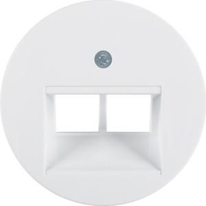 Centraaldoos RJ-datacontactd. 2v 45gr berker R.1/R.3/R.8 pw