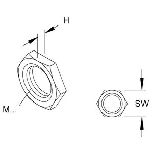 Nippelmoer Zeskant 348M VVE=100