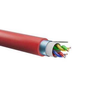 Ring a 200m. Brandmeldkabel E30/E60 2x2x0,8 rood