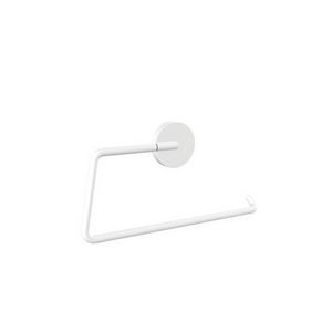 Handdoekring vaste uitvoering rechts open wit