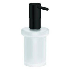 Essentials zeepdispenser mat zwart (prof)