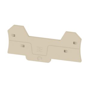 Afsluit- eindplaat d.beige h:88.9mm b:2mm V-0, VVE=20