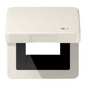 Klapdeksel CD500 wit met symbool Lader