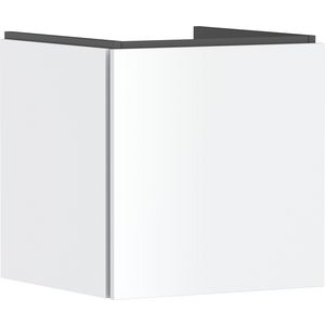 Badmeubel Xilesa E 480/470+1 lade fontein mat wit