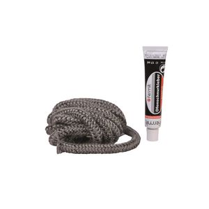 Blisterverpakking glasvezelkoord 8mm 2,5mtr. zwart