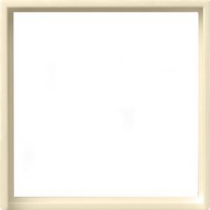 Adapterraam vierkant 50x50mm System 55 creme wit