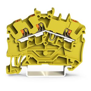 3-draads rijgklem Met Druk 2,5 mm² geel 2202-6306 VVE=100