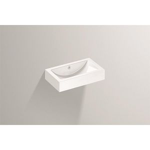 Wastafel rechth T.PR585 585x347 z.kraangat m.overloop wit