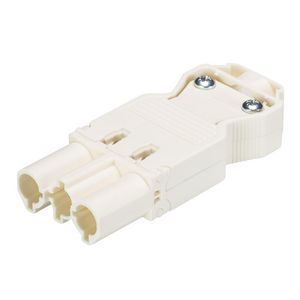 Kabelsteker GST18I3 male wit schroef 92.932.3057.0 VVE=50