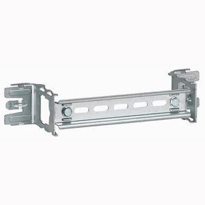 DIN-rail met 2 klikbeugels ALU XL3 400