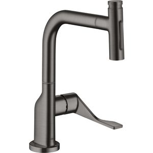 AXOR Citterio Select eengreep keukmengkraan 230 2 straalsoorten uitlp. Brushed Black Chrome