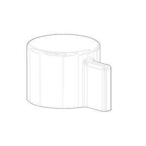 Greep v. douchegarnituur neus 31x25mm chr