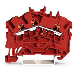3-draads rijgklem Met Druk 2,5 mm² rood 2202-6303 VVE=100