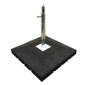 Doos a 2st. Rubberen plaat met opstand 330x330mm