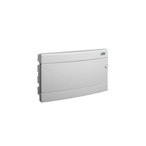 Installatiekast kunststof wit deur IP40 1 rij 18 modulen