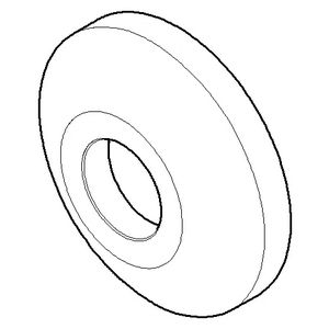 Rozet 60x15mm Dark Platinum geborsteld 04270100300-99