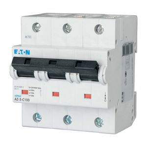 installatieautomaat (MCB) AZ C-karakteristiek 100A 3-polig 20kA
