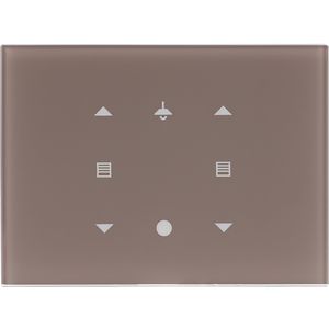 Glasstouch sensor KNX Tacteo 6 voudig (TB/U6.8.1-CG)