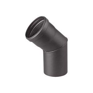 PK Ø80mm Bocht 45° zwart