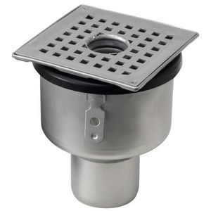 RVS304 vloerp v tegelvl 145x145mm 75mm verstel rst Vienna