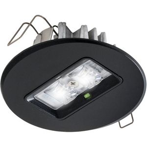 Decentraal 2W rond zwart led armatuur 7TCA305020R0217