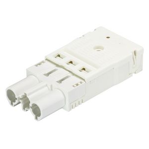 Kabelsteker GST18I3 male wit veerklem VVE=50