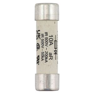 Zekering hoge snelheid 10A AC 500V 50kA 14x51mm aR UL VVE=10