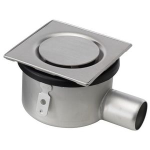 RVS304 vloerp v tegelvloer 145x145mm 50mm verstel rst Kopenh