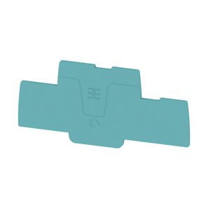 Afsluit- eindplaat blauw h:94.48mm b:2.1mm V-0 Wem VVE=20