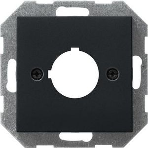 Afdekking draagring apparaten Ø22,5mm System 55 zwart m
