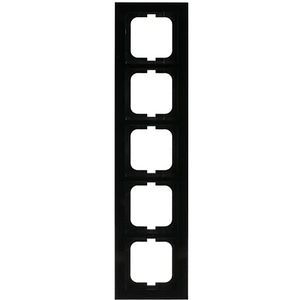 Afdekraam 5v ax-zwart (1725-281)