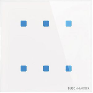 Glasstouch sensor KNX Tacteo 6 voudig (TB/U6.4.11-CG)