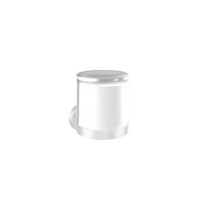 Round Zeepdispenser Sensor-Gestuurd Kristalglas Gesatine Wit