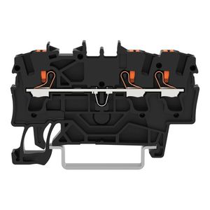 3-draads rijgklem Met Druk 2,5 mm² zwart 2202-1305 VVE=100