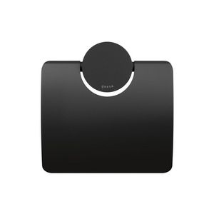 Closetrolhouder enkel met klep Black OPAL