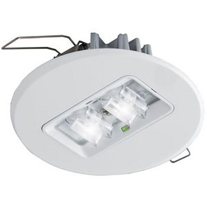 Decentraal 2W rond wit inbouw led armatuur 7TCA091160R0337