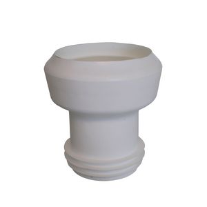 WC-Afvoermanchet recht lang 90 Wit 135mm hoog VVE=45