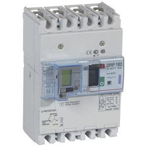 Vermogensschakelaar 160 Thermomagn.+RCD 40A 4P 50kA DPX3