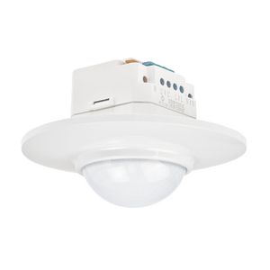 Bewegingsmelder 230V 14m rond inbouwdoos wit