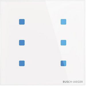 Glasstouch sensor KNX Tacteo 6 voudig (TB/U6.5.11-CG)