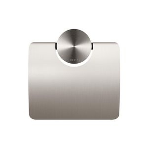 Closetrolhouder enkel met klep RVS OPAL
