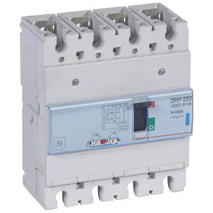 Vermogensschakelaar 250 Thermomagn. 200A 4-polig 70kA DPX3
