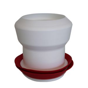 WC-Afvoermanchet recht lang 116 Wit 135mm hoog VVE=45