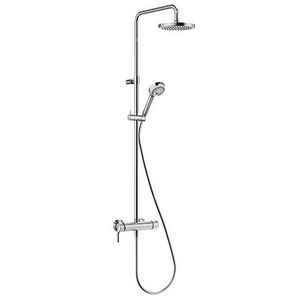 Logo 3s dual shower system eengrps chroom